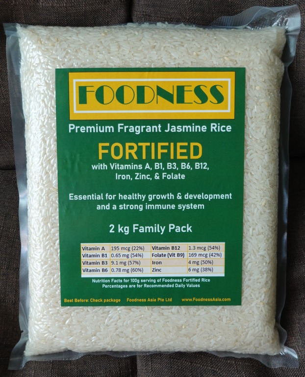 Foodness Fortified Premium Fragrant Jasmine Rice 2kg Food Drinks Packaged Snacks On Carousell