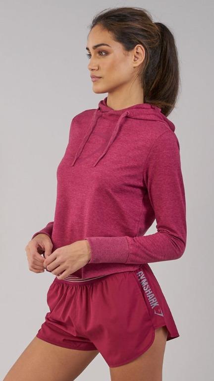 Gymshark Cross Back Hoodie Beet