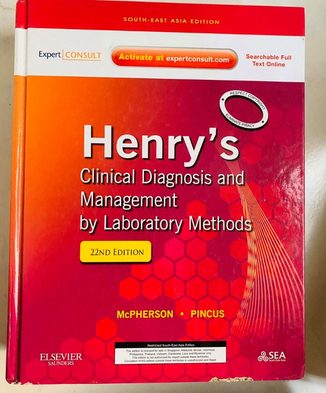 Henry's Clinical Diagnosis and Management by Laboratory Methods 22nd
