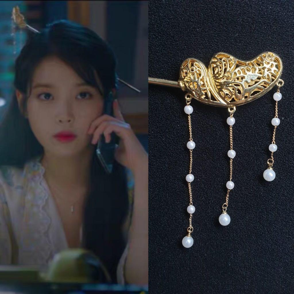 Hotel Del Luna Iu Hair Pin Women S Fashion Accessories Hair Accessories On Carousell