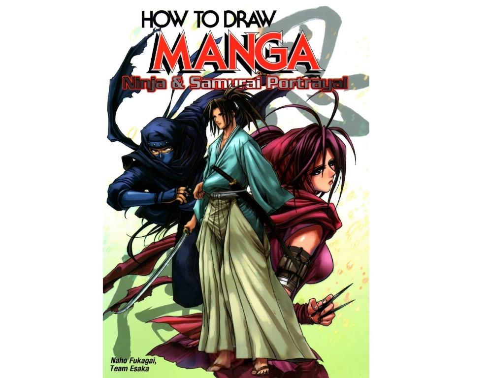 How To Draw Manga Volume 38 Ninja Samurai Portrayal Hobbies Toys Books Magazines Comics Manga On Carousell