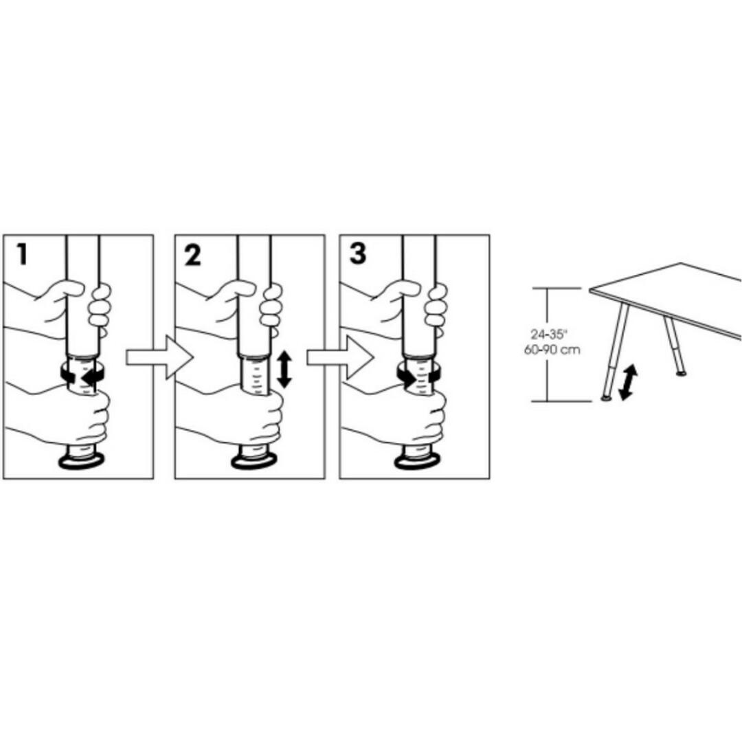 【119帶走】 IKEA GALANT table Adjustable Legs, 傢俬＆家居, 傢俬, 桌子 Carousell