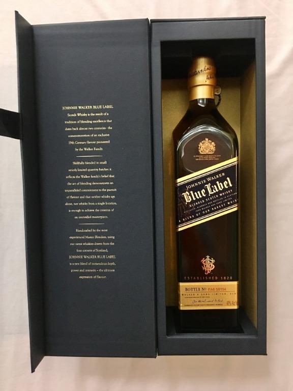 Johnnie Walker Blue Label Whisky 750ml - Sealed Authentic ...