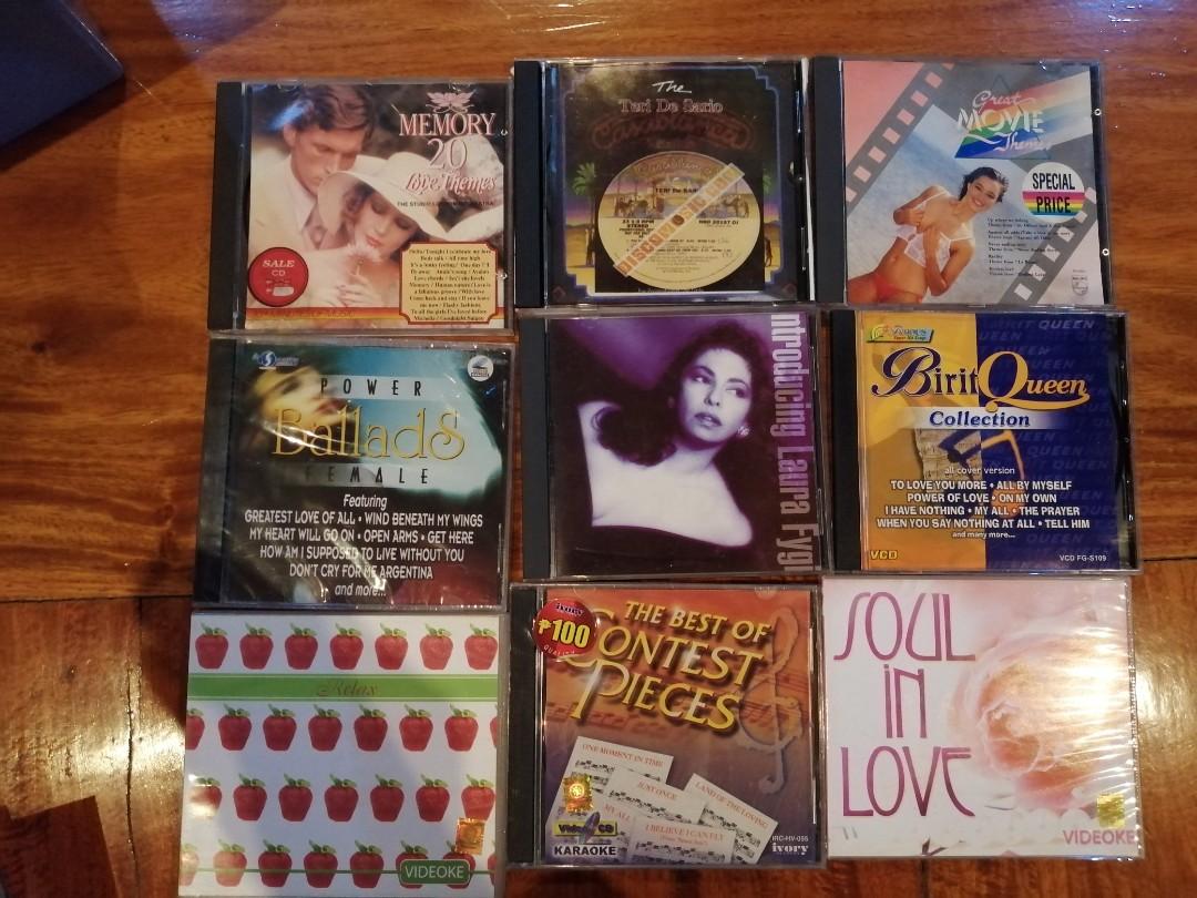 Karaoke vcd 15pcs (Category: CDs & DVDs) located in Quezon City. Submitted by mlim.65 (Listing ID 284976931, Image 1). Description: What you see is what you get.