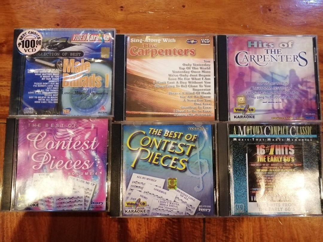 Karaoke vcd 15pcs (Category: CDs & DVDs) located in Quezon City. Submitted by mlim.65 (Listing ID 284976931, Image 2). Description: What you see is what you get.