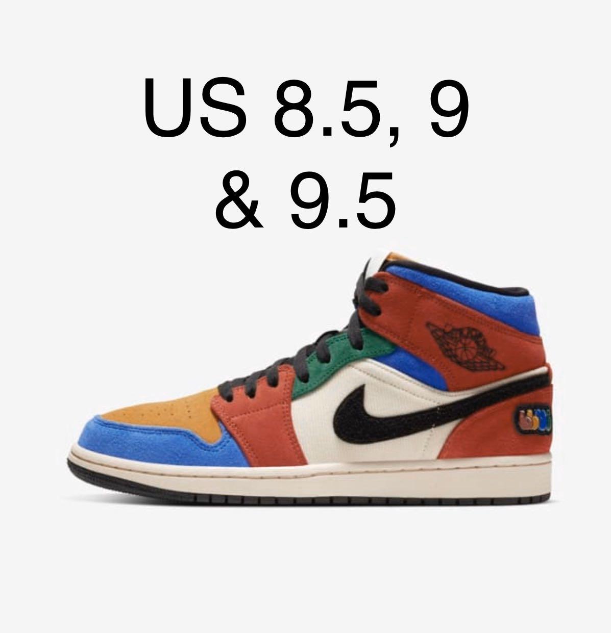 Nike air jordan 1 sales mid blue the great