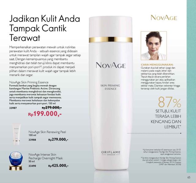 NOVAGE SKIN PRIMING ESSENCE, Kesehatan & Kecantikan, Kulit, Sabun ...