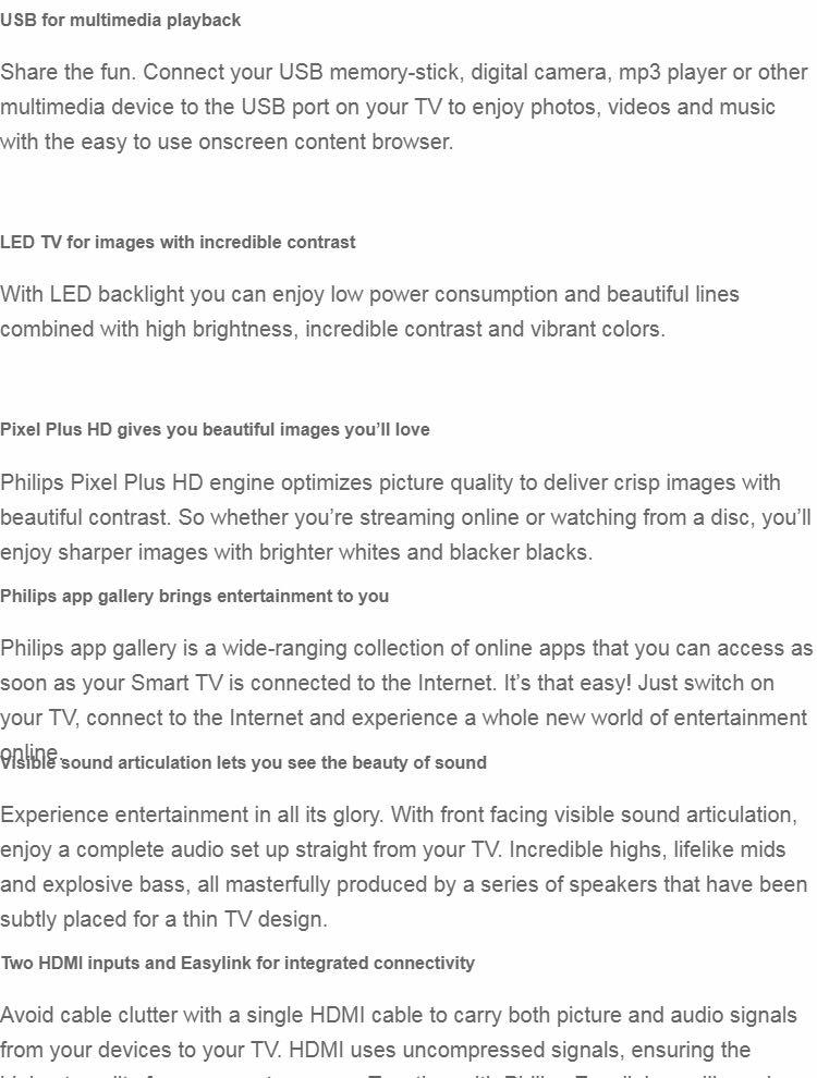 Philips 32" LED TV, TV & Home Appliances, TV & Entertainment, TV on