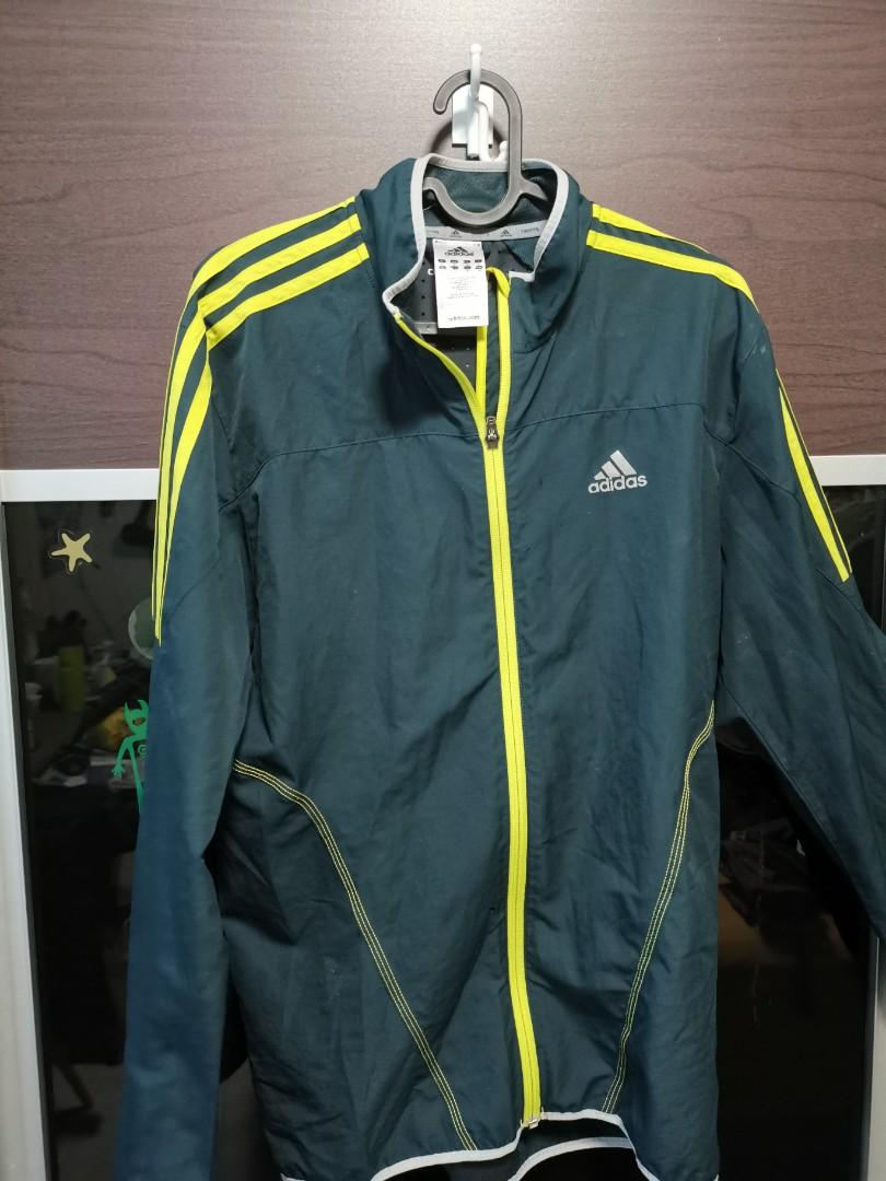 light blue adidas windbreaker