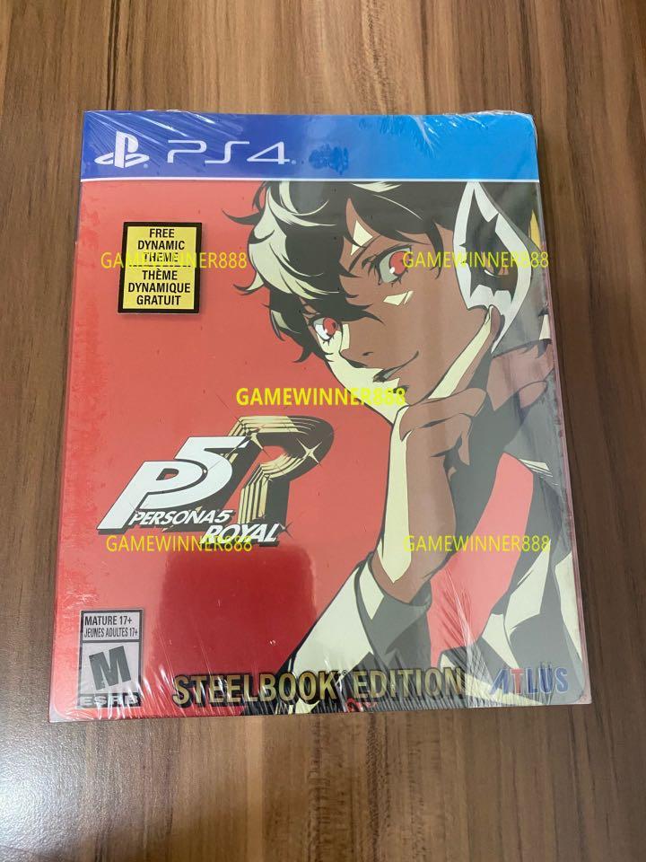 Ps4 女神異聞錄5 皇家版美版英文鐵盒版persona 5 Royal Launch Edition 全新 電子遊戲 電子遊戲 Playstation Carousell