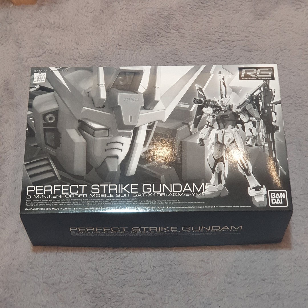 Rg Perfect Strike Gundam Toys Games Bricks Figurines On Carousell