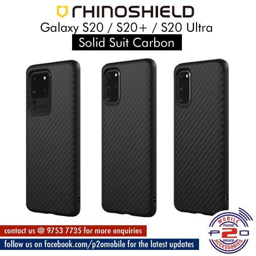 Case S20 Plus Rhinoshield Case RhinoShield SolidSuit For Samsung
