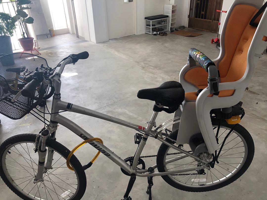 Specialized Bicycle with child seat 7 speed aluminium