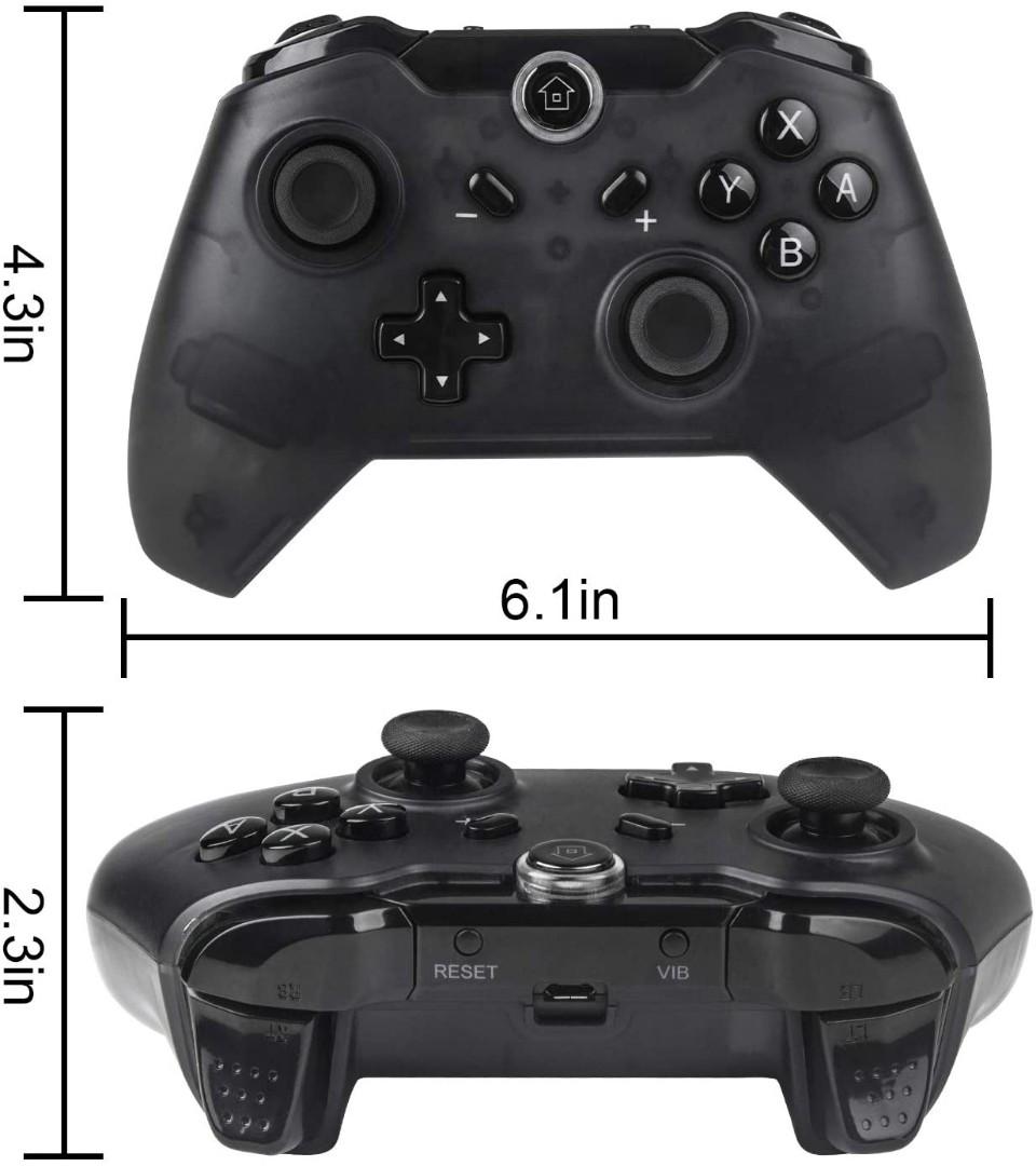 TechKen Switch Pro Controller Wireless Controller Compatible with