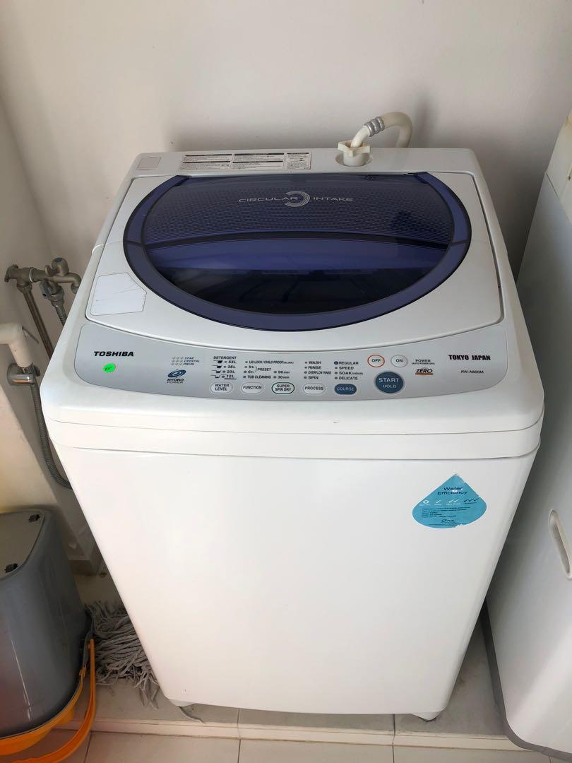 Toshiba 7kg Washing Machine Tv Home Appliances Washing Machines And Dryers On Carousell