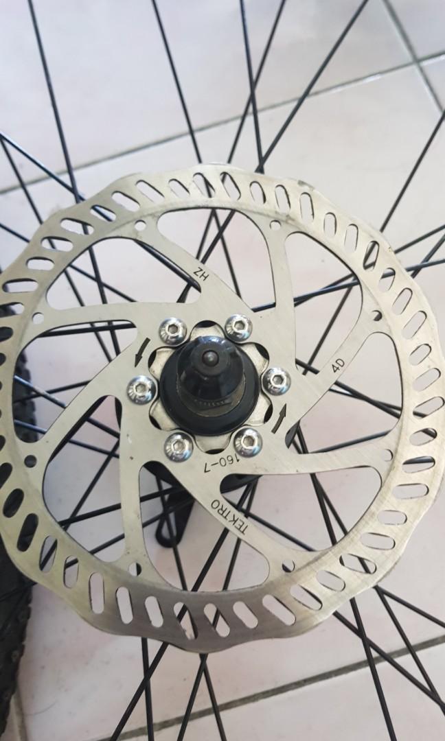 27.5 Weinmann U28 rims with rotor tire tube Sports Equipment