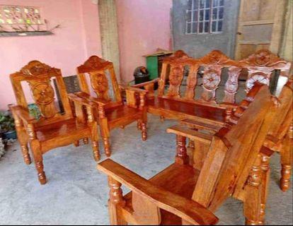 Wood Sala Sofas Carousell Philippines