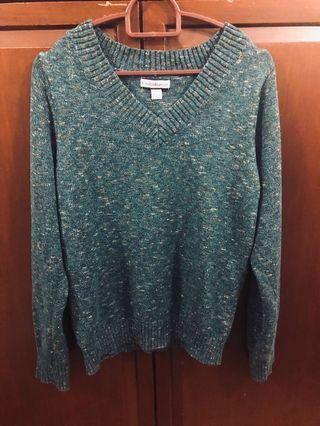 Knitted Emerald Sweater