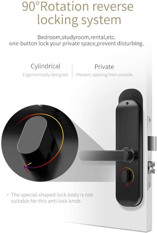 22. PINEWORLD Touchscreen Fingerprint Smart Lock, Furniture & Home ...