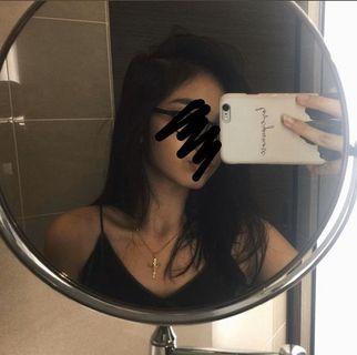 Velvet Spag Crop Top