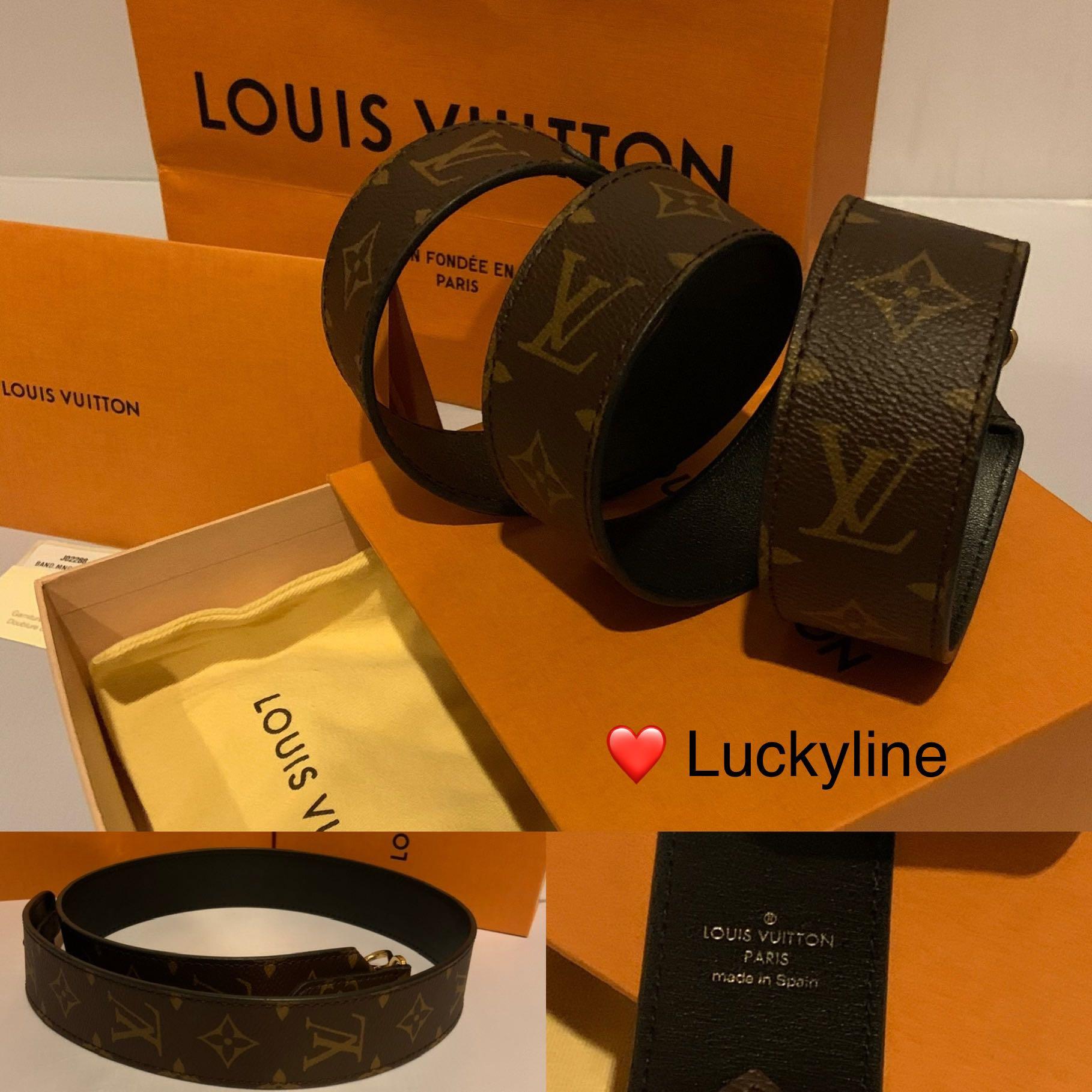 LV Strap Bandouliere, Luxury, Bags & Wallets on Carousell