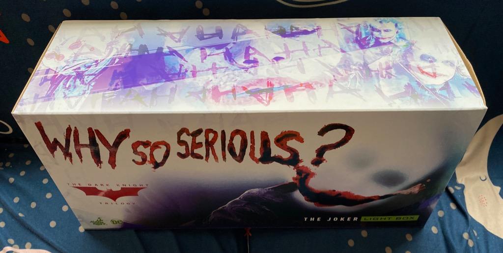 THE JOKER LIGHT-BOX ジョーカー　ライトボックス ホットトイズ ロゴライトボックス ジョーカー ダークナイトほぼ