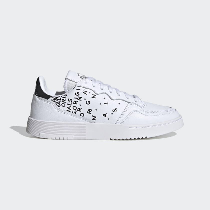 Adidas supercourt white black outlet