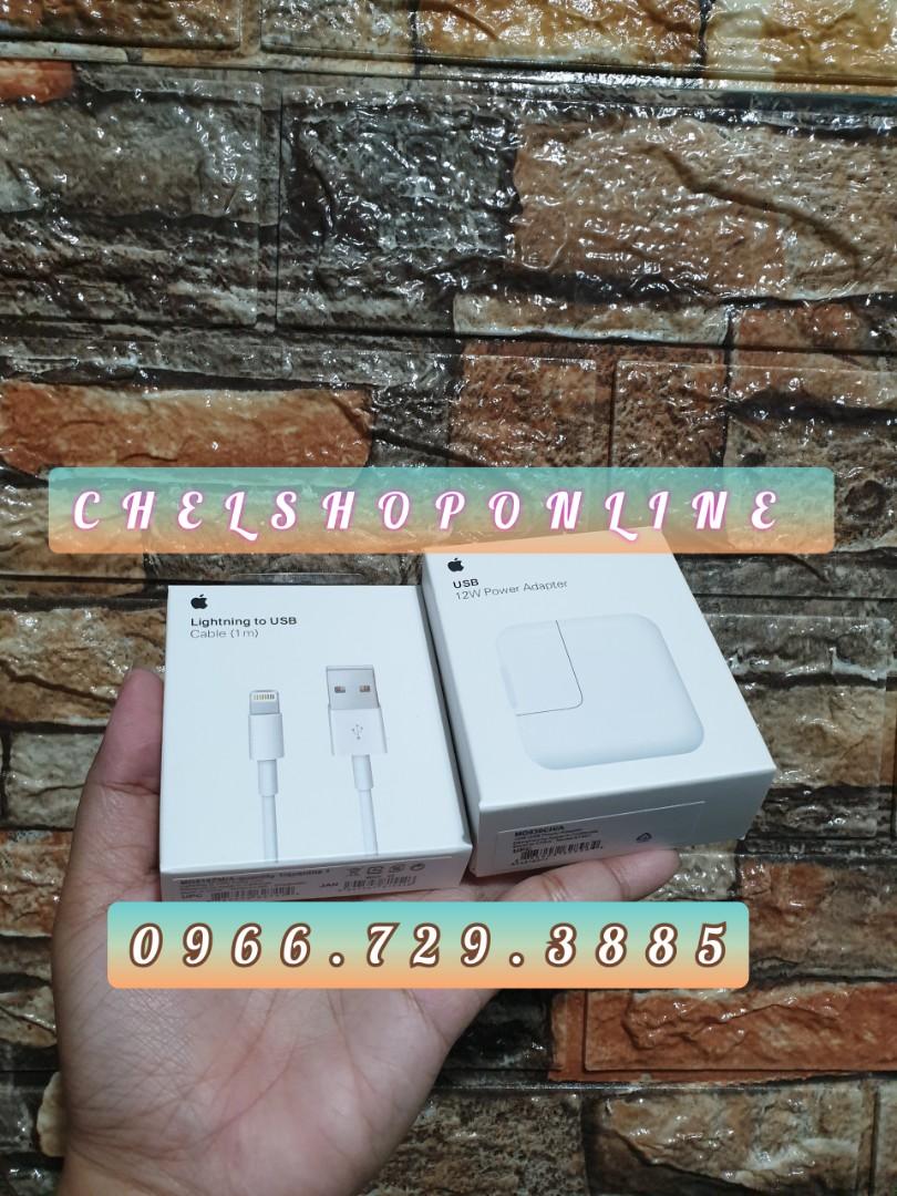 Apple 12Watts Power Adapter plus Lightning Cable. (Category: Cables & Adaptors) located in Manila. Submitted by chelshoptiqueph (Listing ID 285066297, Image 1). Description: Onhand Onhand apple 12Watts Power Adapter plus Lightning Cable Guaranteed Original po also Brandnew. cod available po via lalamove mas maagang booking mas madali po makahanap ng rider.. pm for orders: 09667293885 thankyou po keep safe MOP BPI BDO Gcash.