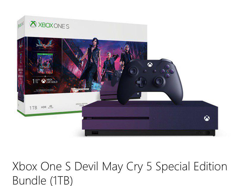 Xbox one s devil sale may cry 5 bundle