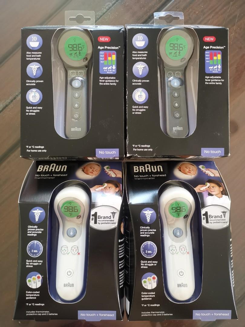 BRAUN BNT400 Forehead Noncontact Thermometer, Everything Else on Carousell
