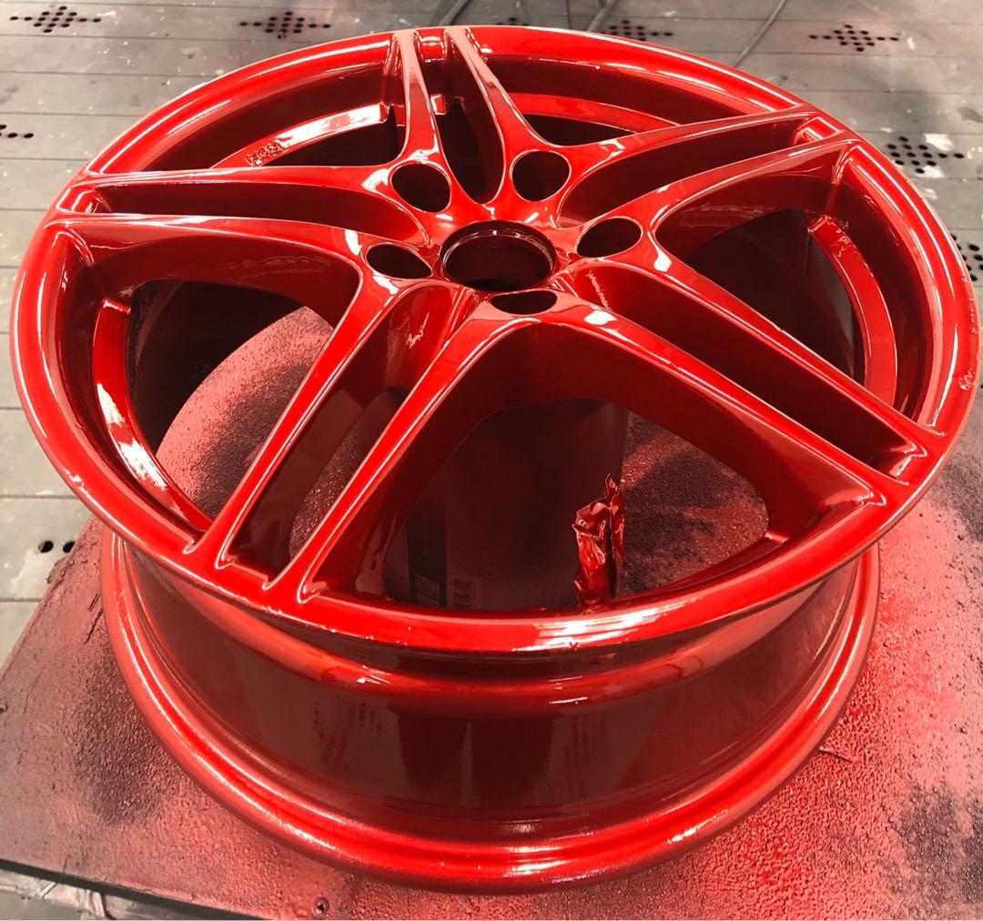 Candy Red Spray Paint Work Car Accessories Car Workshops Services On Carousell