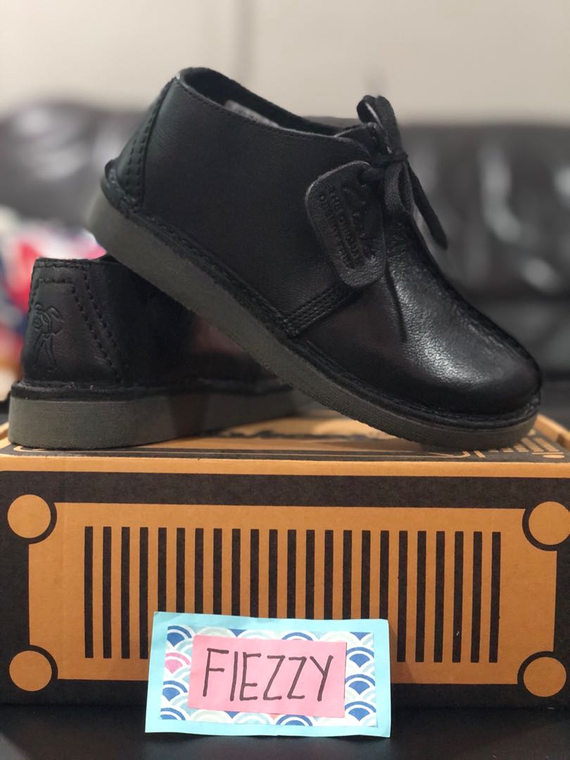 Clarks Desert Trek Leather for kids Men s Fashion Footwear Boots on Carousell
