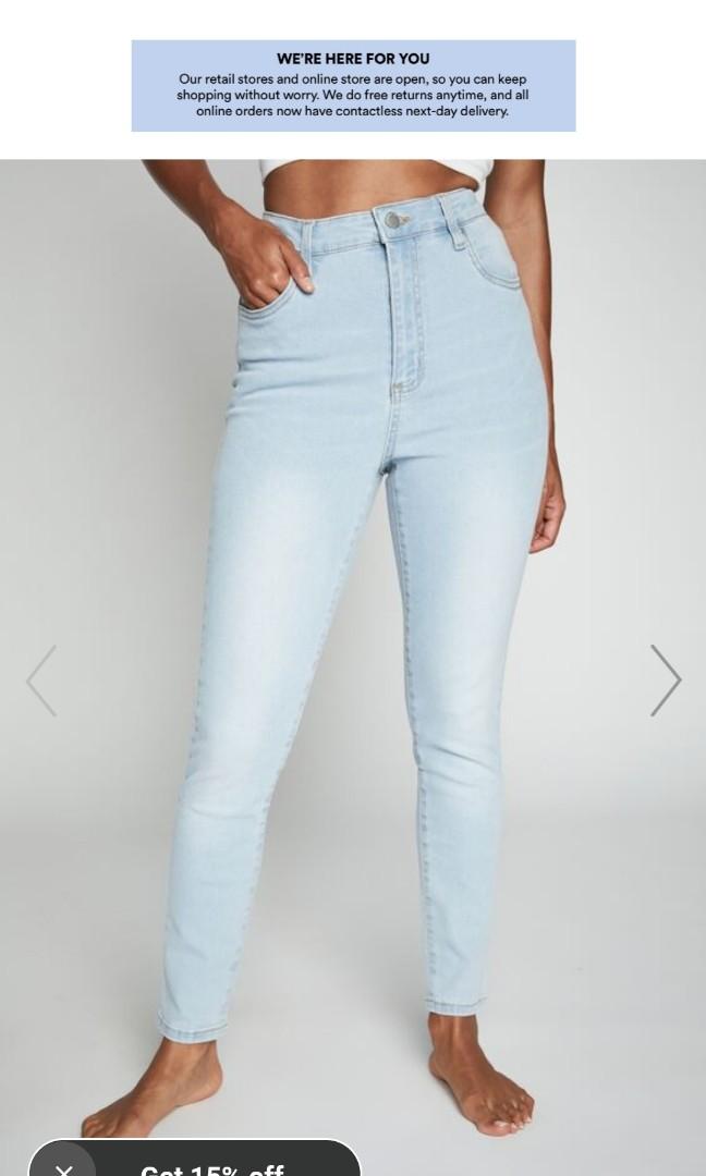 Cotton On high rise jegging (light blue
