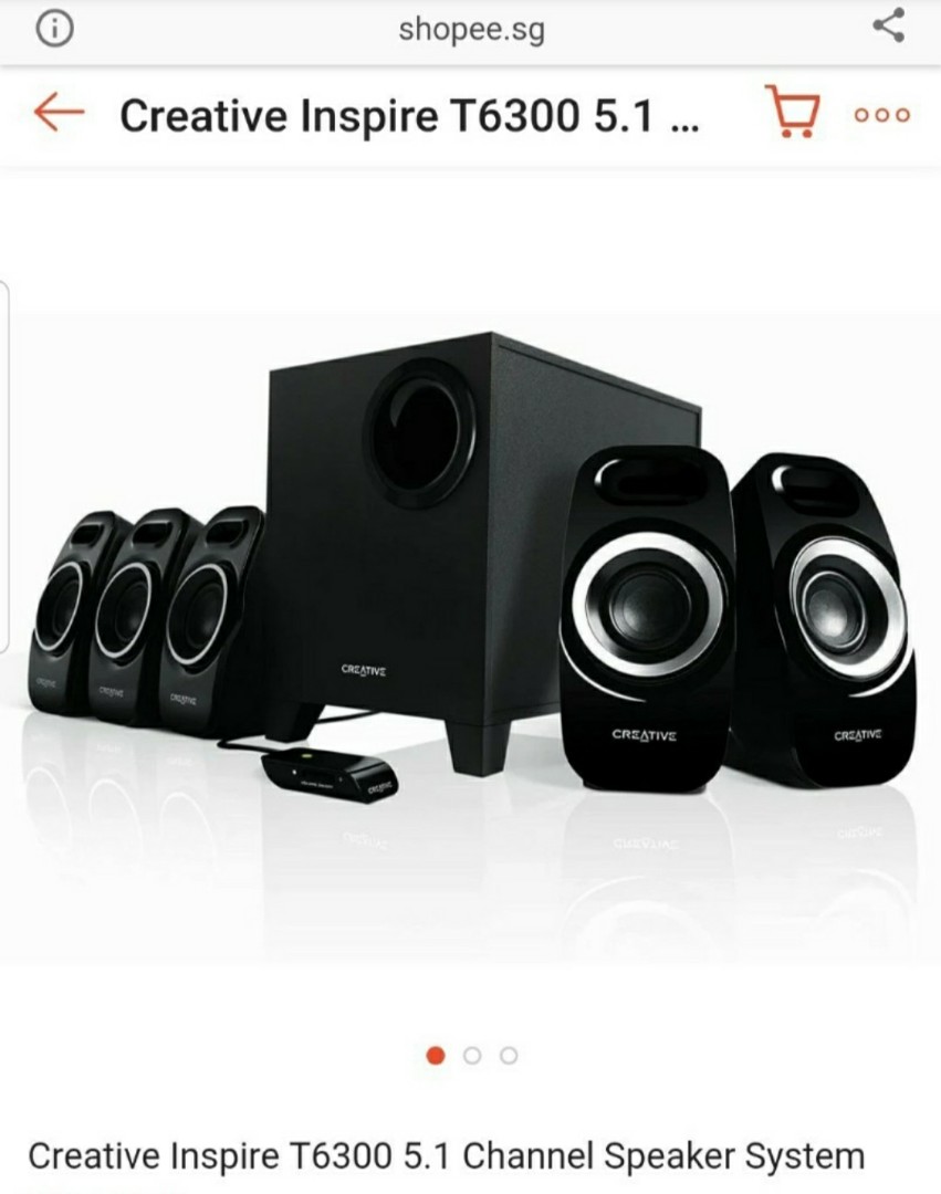 Creative best sale speakers t6300