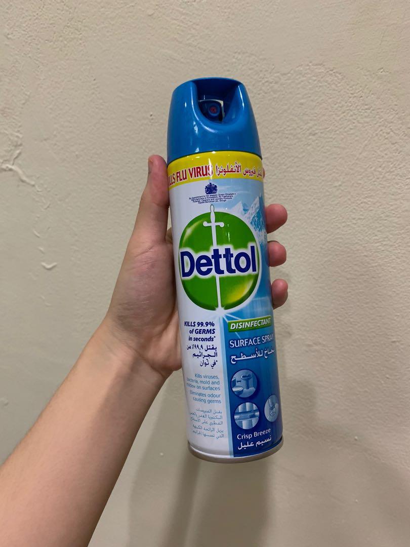 Dettol disinfectant spray original 225 ml, Kesehatan & Kecantikan