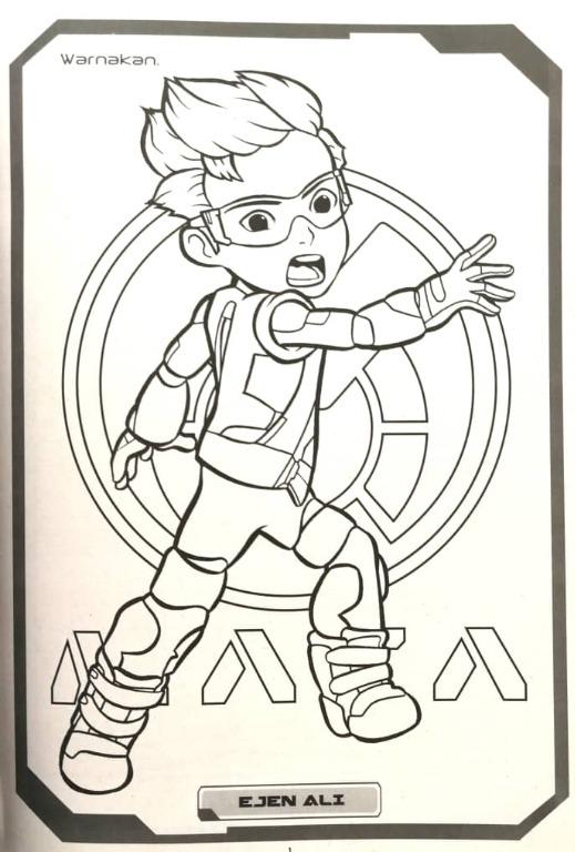 Ejen Ali Misi Aktiviti Mewarna 2 Books Stationery Children S Books On Carousell United states capitol coloring page. ejen ali misi aktiviti mewarna 2