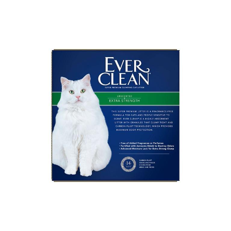 Ever Clean Extra Strength Clumping Cat Litter Unscented, Pet Supplies
