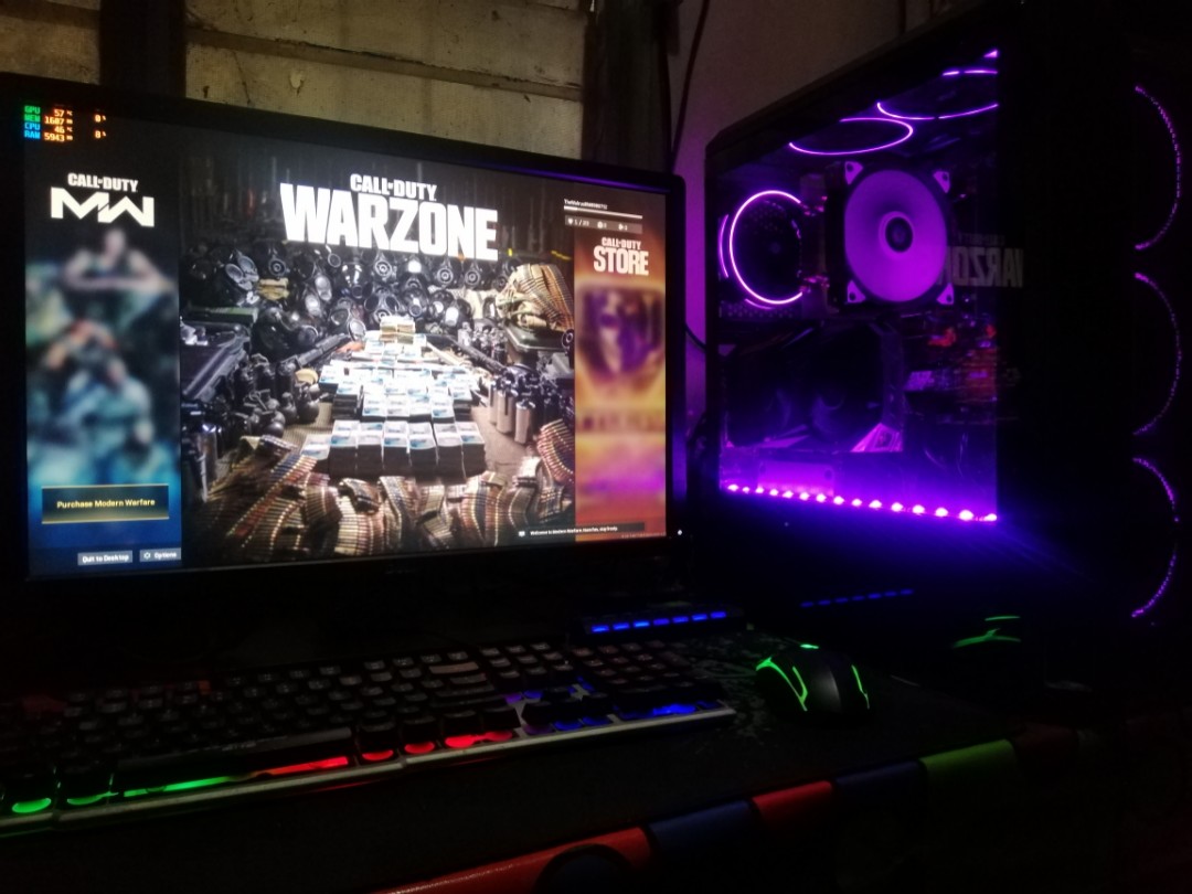 Gaming computer set. , Computers & Tech, Desktops on Carousell