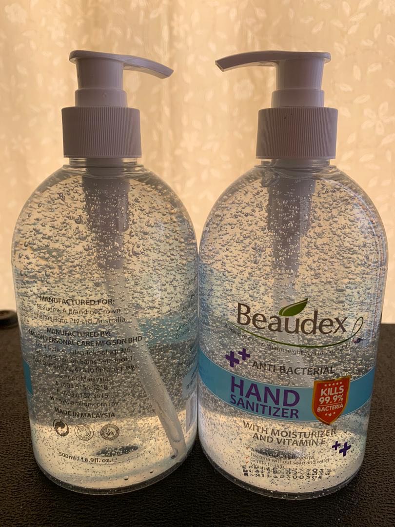 Beaudex hand shop sanitizer