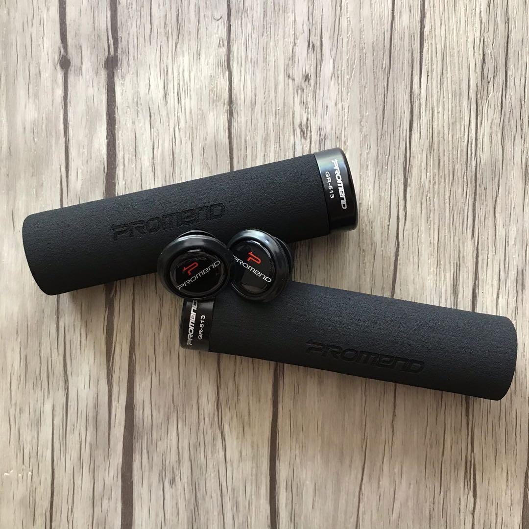 MEROCA 1 Pair Leather Handlebar Grips Double Lock-on Non-Slip Comfortable 22.2mm