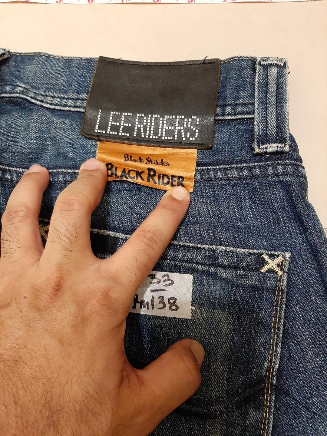 Lee rider black hot sale