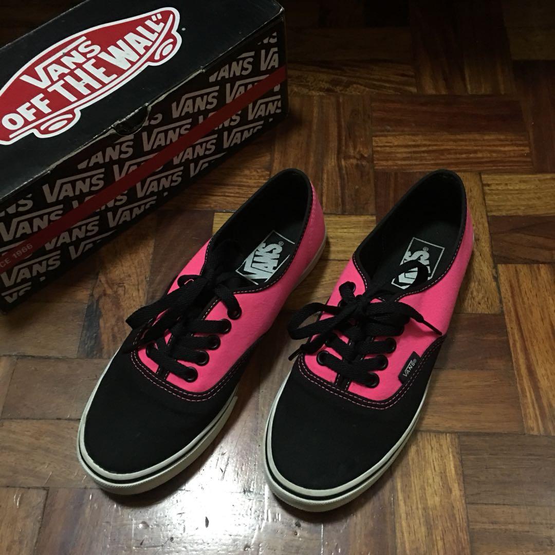 Limited edition vans (Category: Sneakers) located in Quezon City. Submitted by thingsforless (Listing ID 285175140, Image 3). Description: AUTHENTIC VANS - neon pink limited edition Almost new - once used - looks like brandnew SIZE US 7 Womens What you see is what you’ll get.