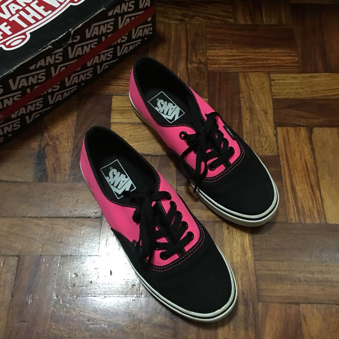 Limited edition vans (Category: Sneakers) located in Quezon City. Submitted by thingsforless (Listing ID 285175140, Image 2). Description: AUTHENTIC VANS - neon pink limited edition Almost new - once used - looks like brandnew SIZE US 7 Womens What you see is what you’ll get.