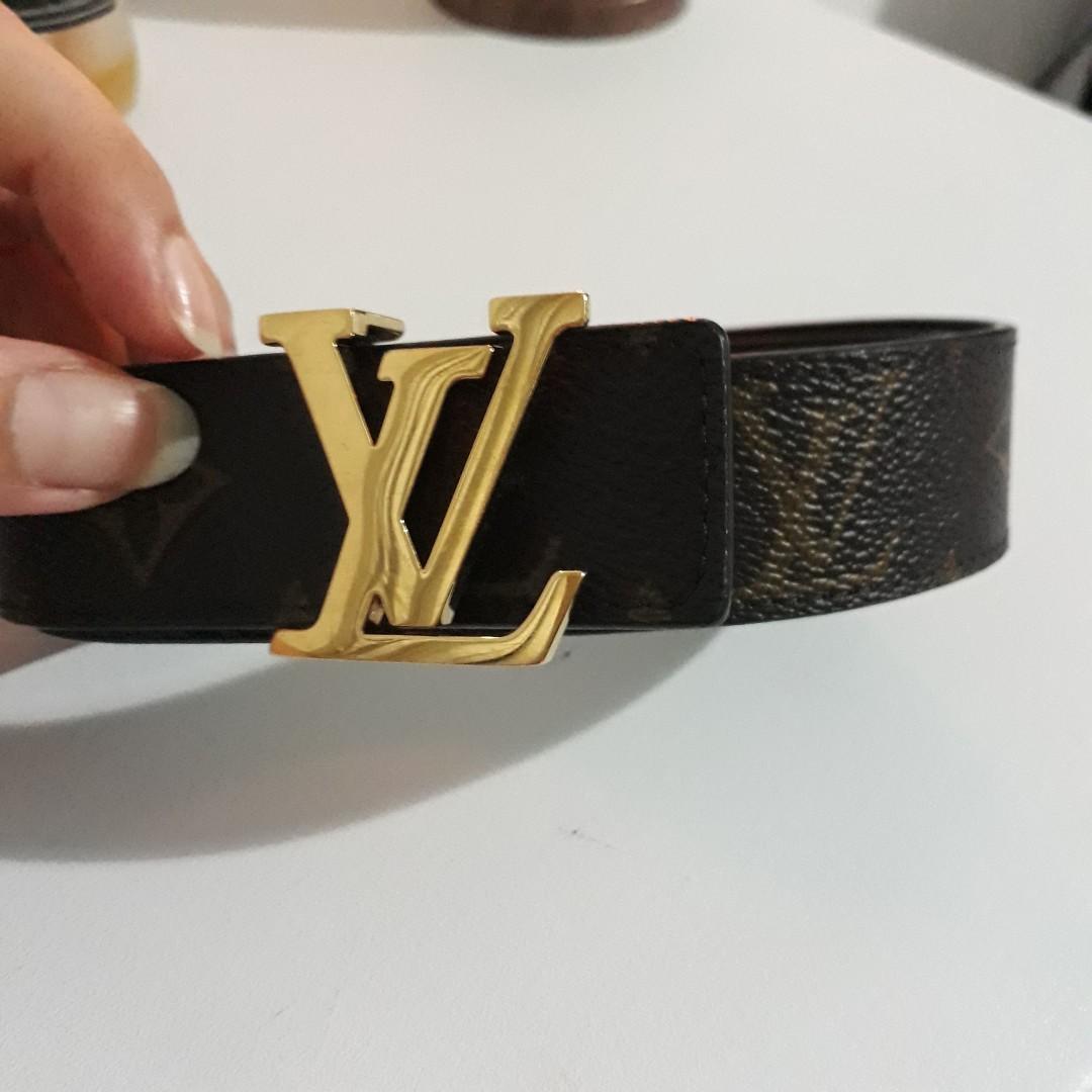 Shop Louis Vuitton MONOGRAM Lv iconic 20mm reversible belt (M0440W