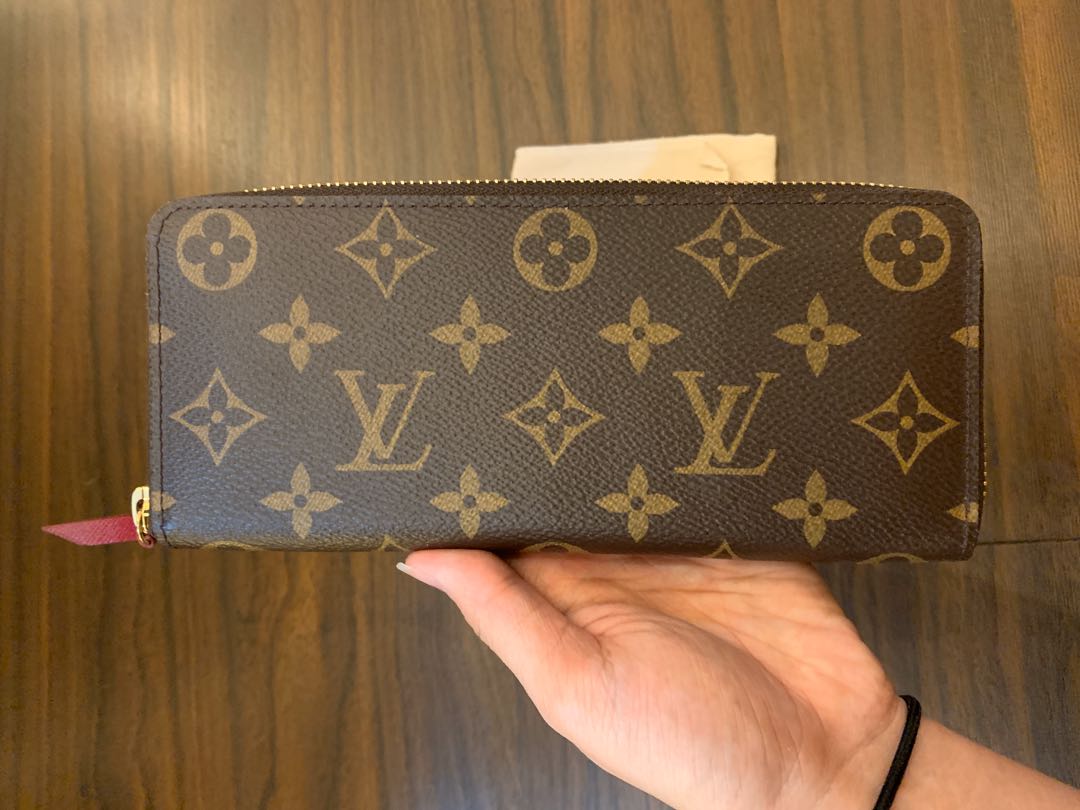 Louis Vuitton, Bags, Louis Vuitton Clemence Wallet Fuchsia Interior