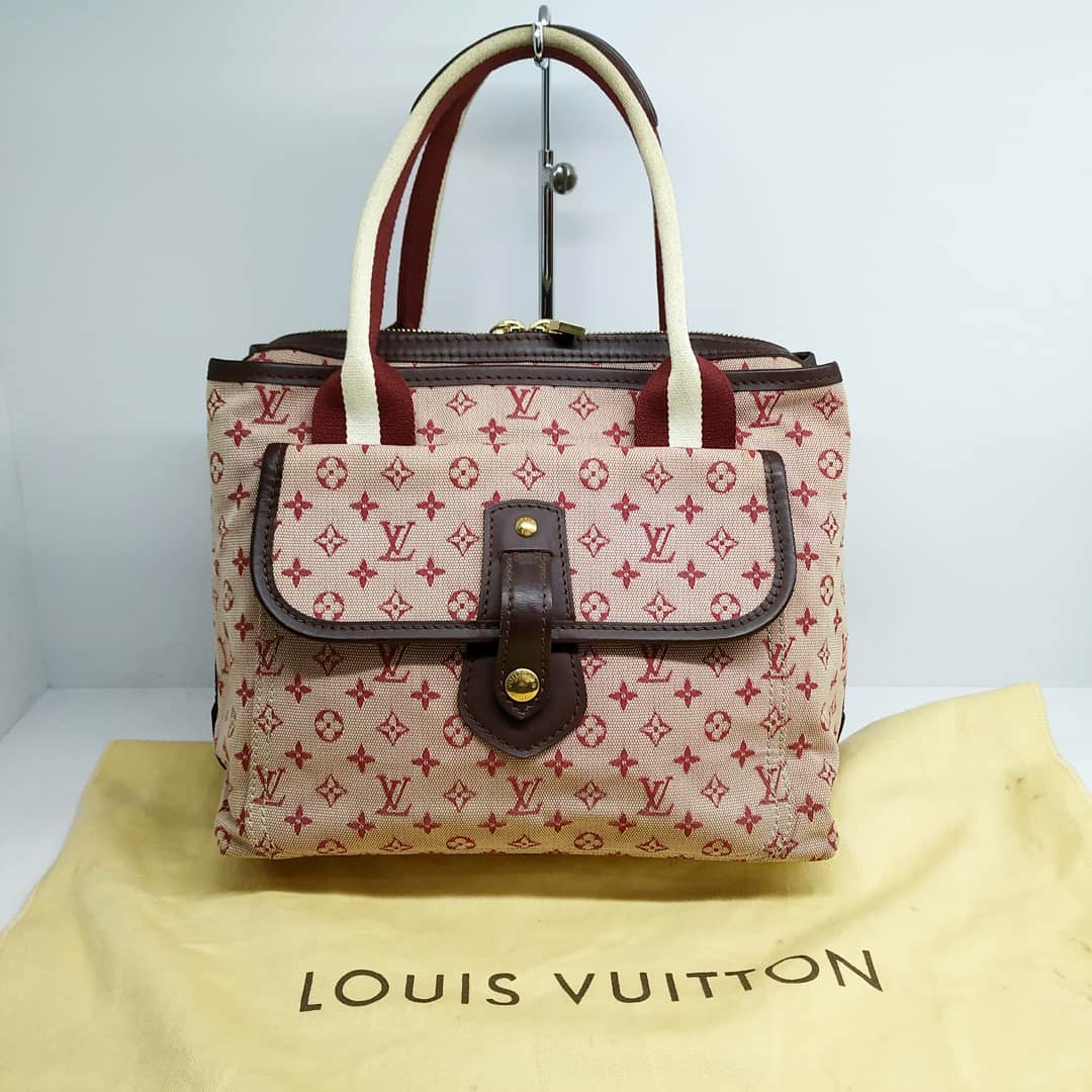 LOUIS VUITTON M92506 Monogram Sac Marie Kate logo Hand Bag Monogram Mini  Canvas