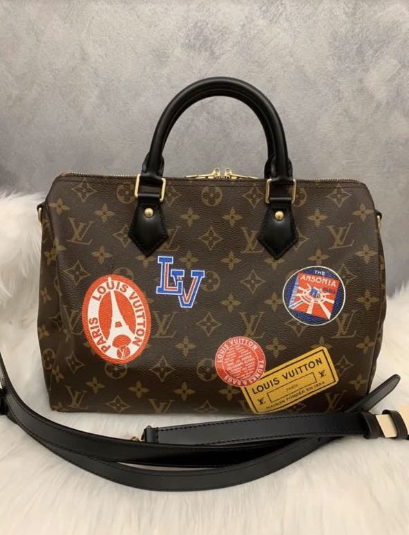 Louis Vuitton Speedy 30 World Tour Limited Bag, Luxury, Bags & Wallets on  Carousell