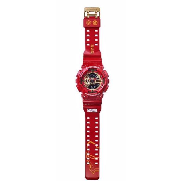 G shock 2024 marvel iron man