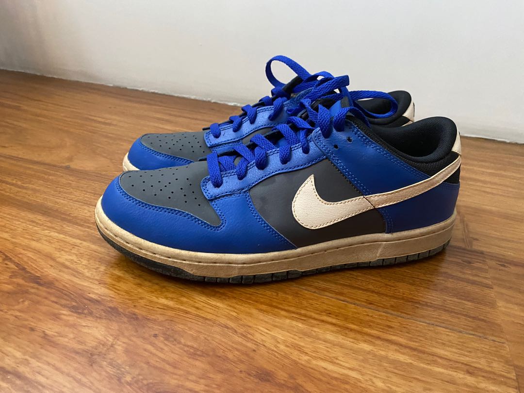 Nike Dunk Low Blue, Men's Fashion, Footwear, Sneakers on Carousell