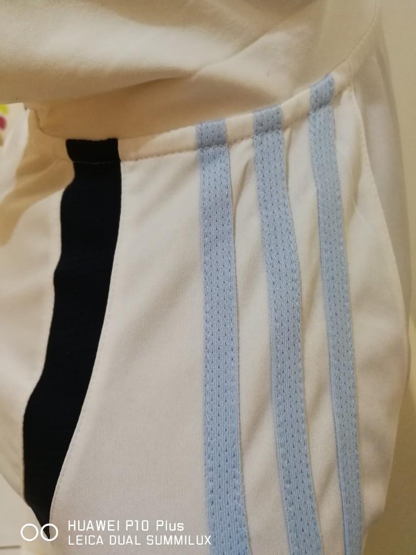 [ORI] Jersey Adidas Line Biru, Men's Fashion, Activewear on Carousell